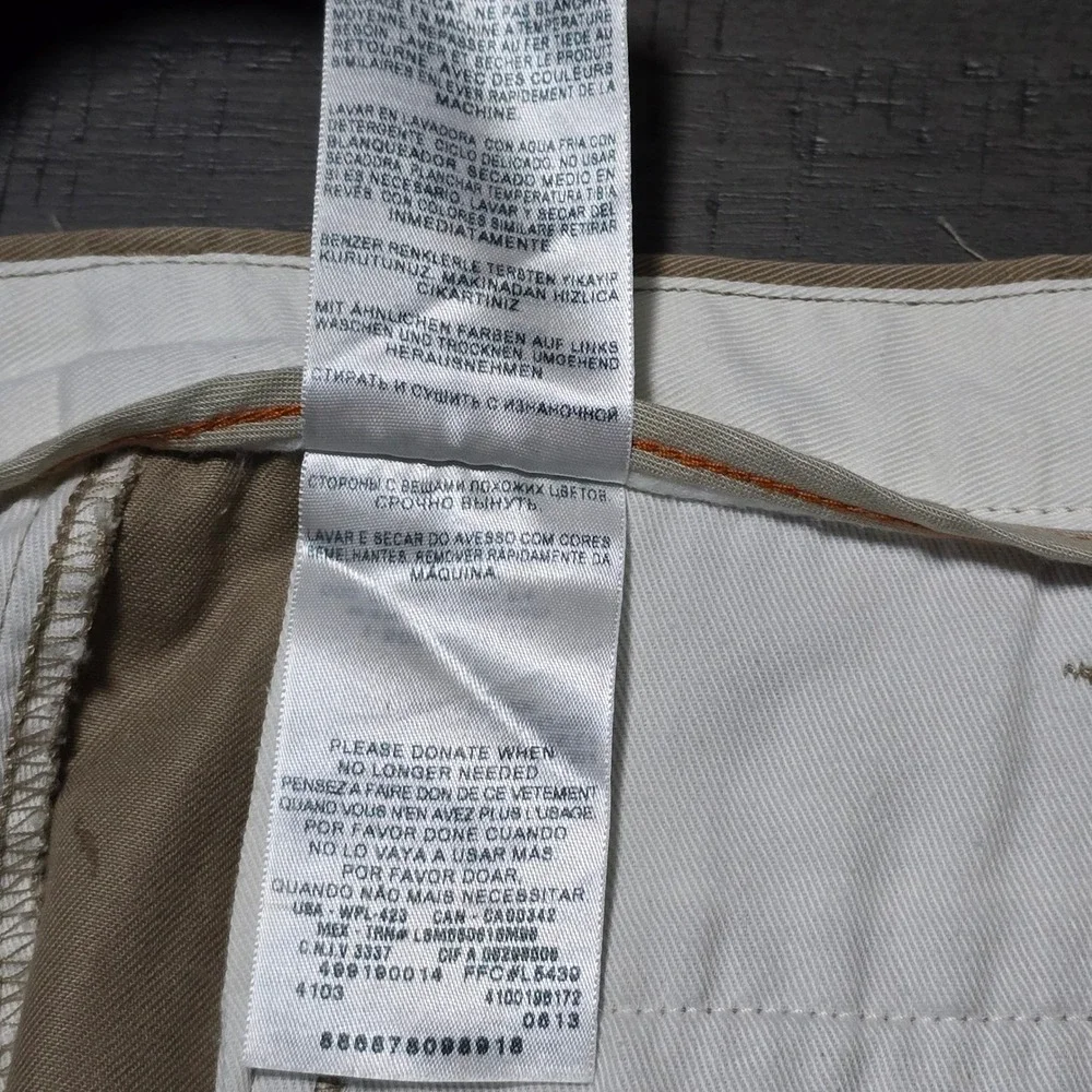 Dockers D3 Classic Mens 38x30 Flat Front‎ Khaki Dress Pants Trousers Tan